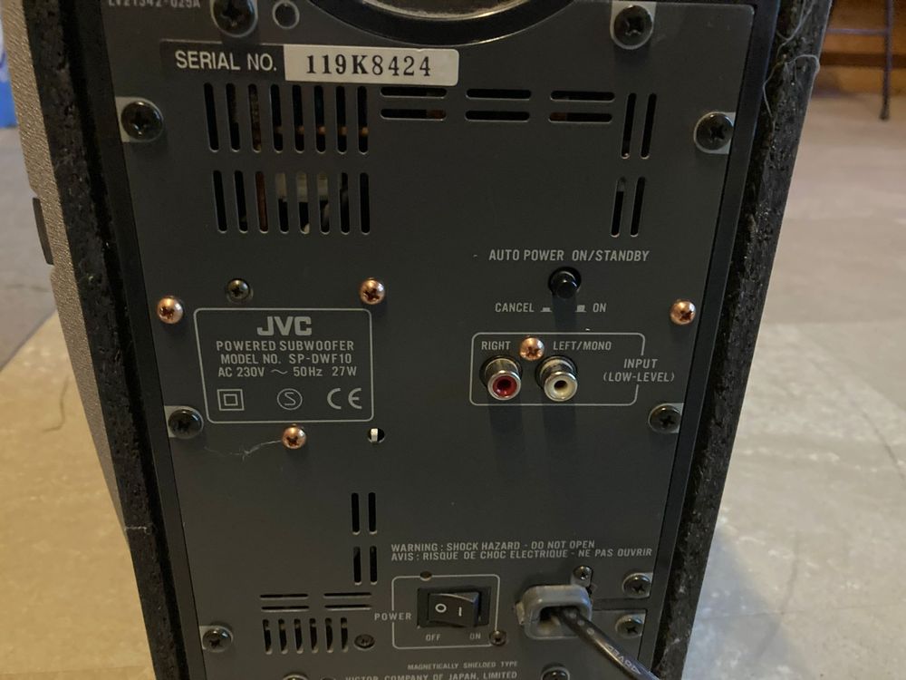 Jvc Powered Subwoofer Sp Dwf10 Kaufen Auf Ricardo