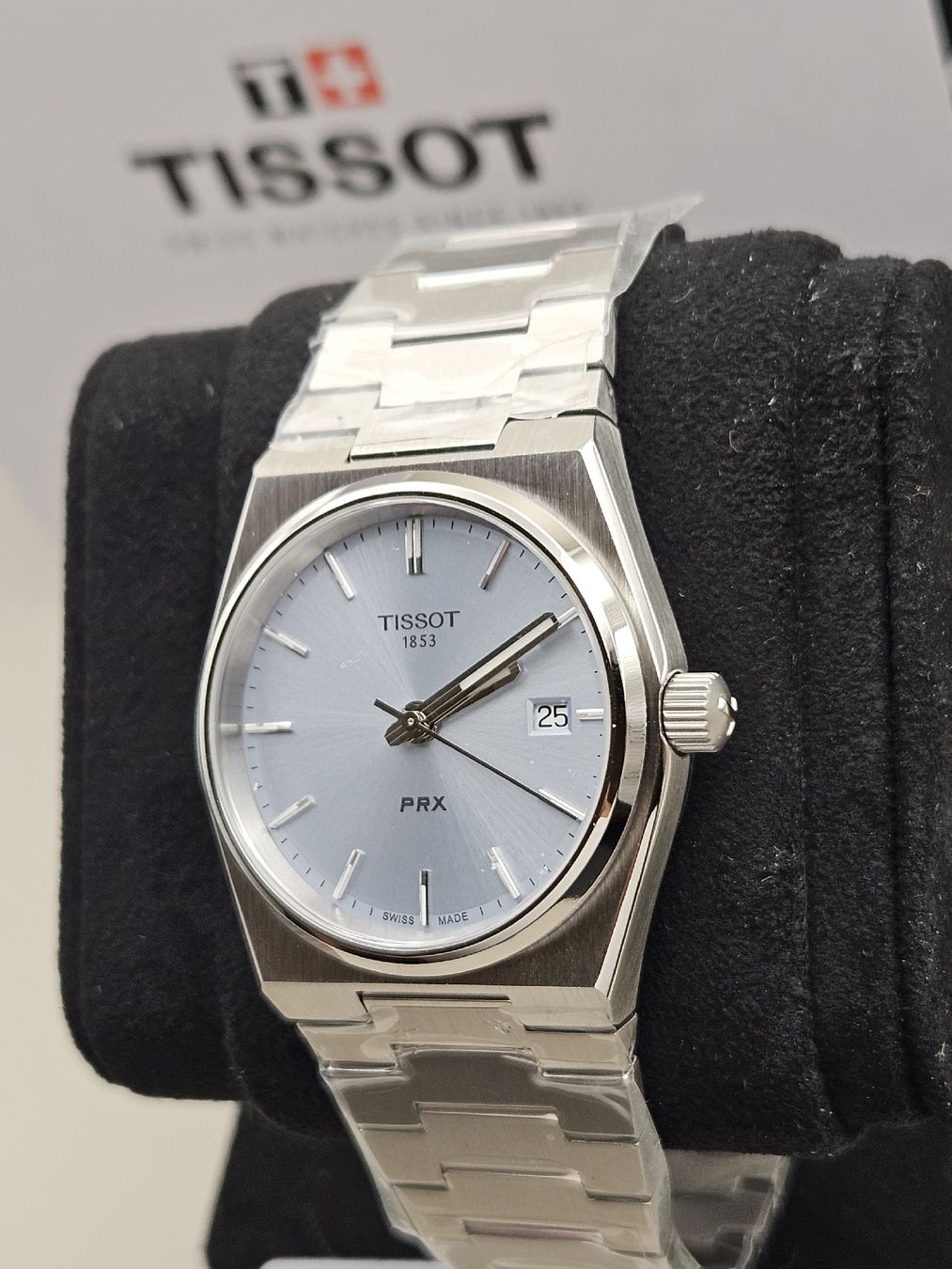 Tissot Orologi: NEU | Tissot PRX Hellblau - T137.210.11.351.00 – Nuovo e nell'imballaggio originale da Villmergen venduto da LuxusWatchCH 1