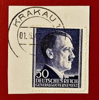DEUTSCHES REICH POLEN GENERALGOUVERNEMENT HITLER KRAKAU 1942