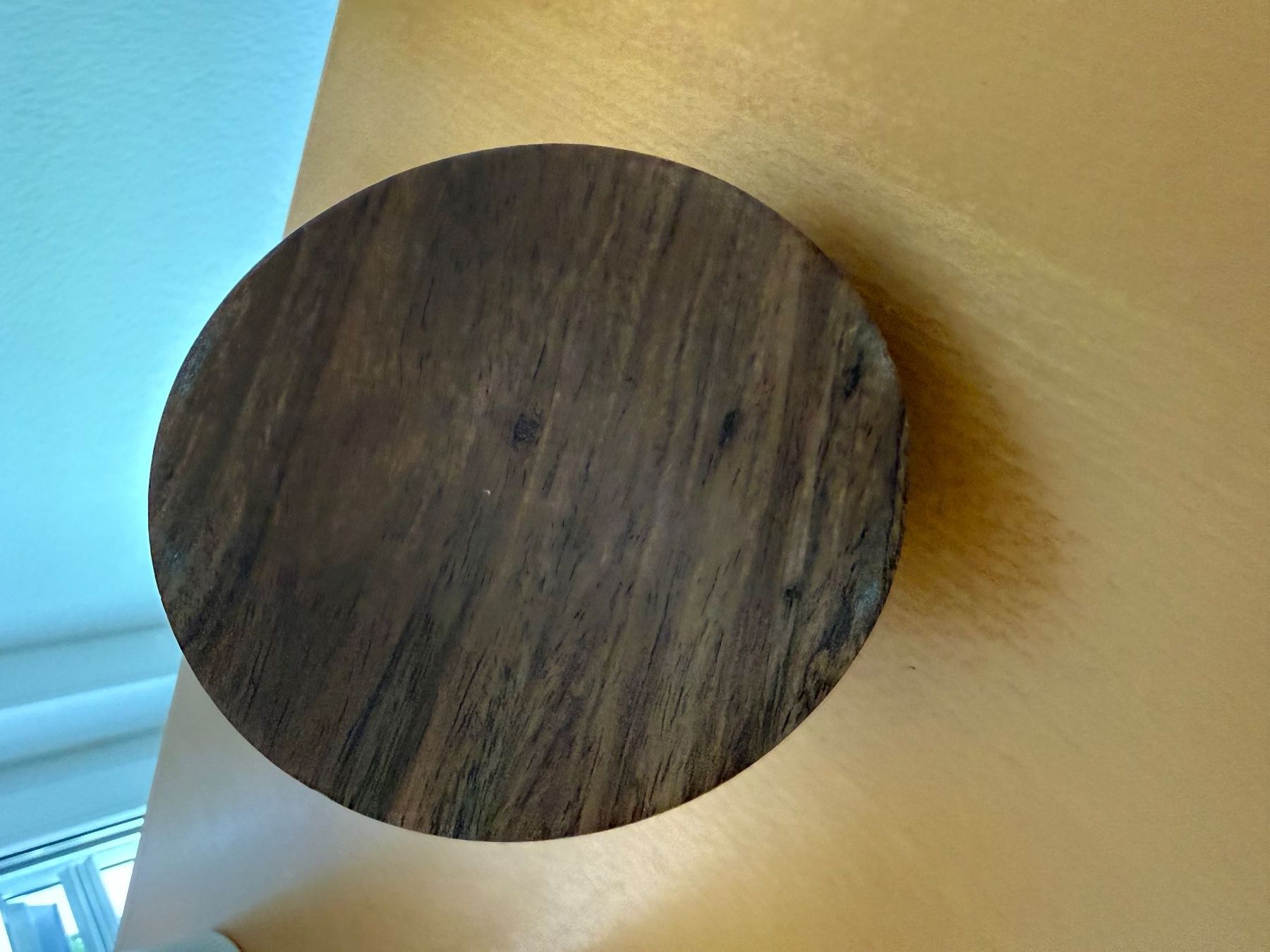 Campanacci mucche: Empfangsglocke, Messing mit Holzsockel, Vintage – Usato da Fehraltorf venduto da bruggin 2