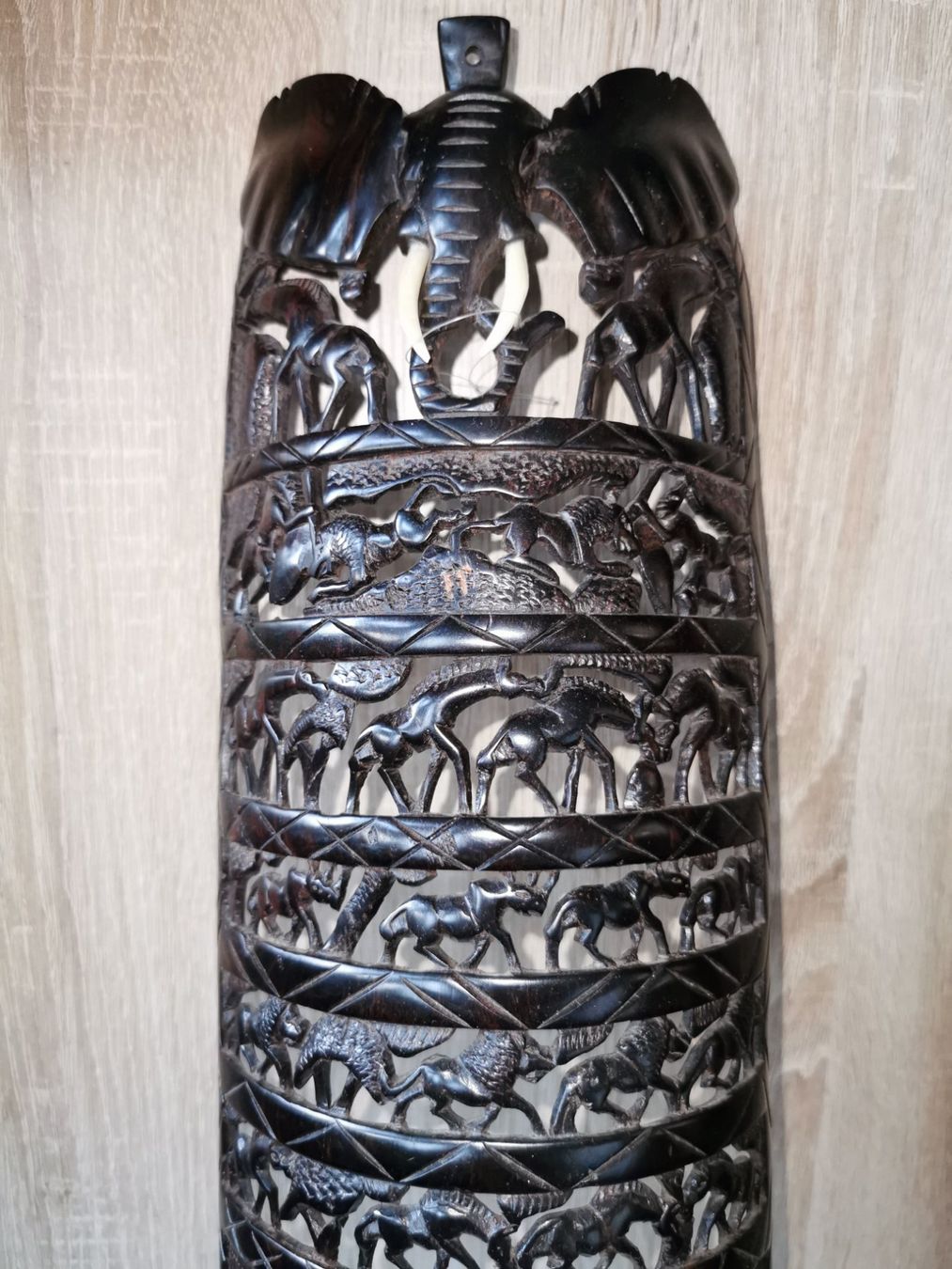 Internationale Kunst: Ebenholzmaske aus Ghana – Neu (gemäss Beschreibung) aus Schlieren von vlalif 2