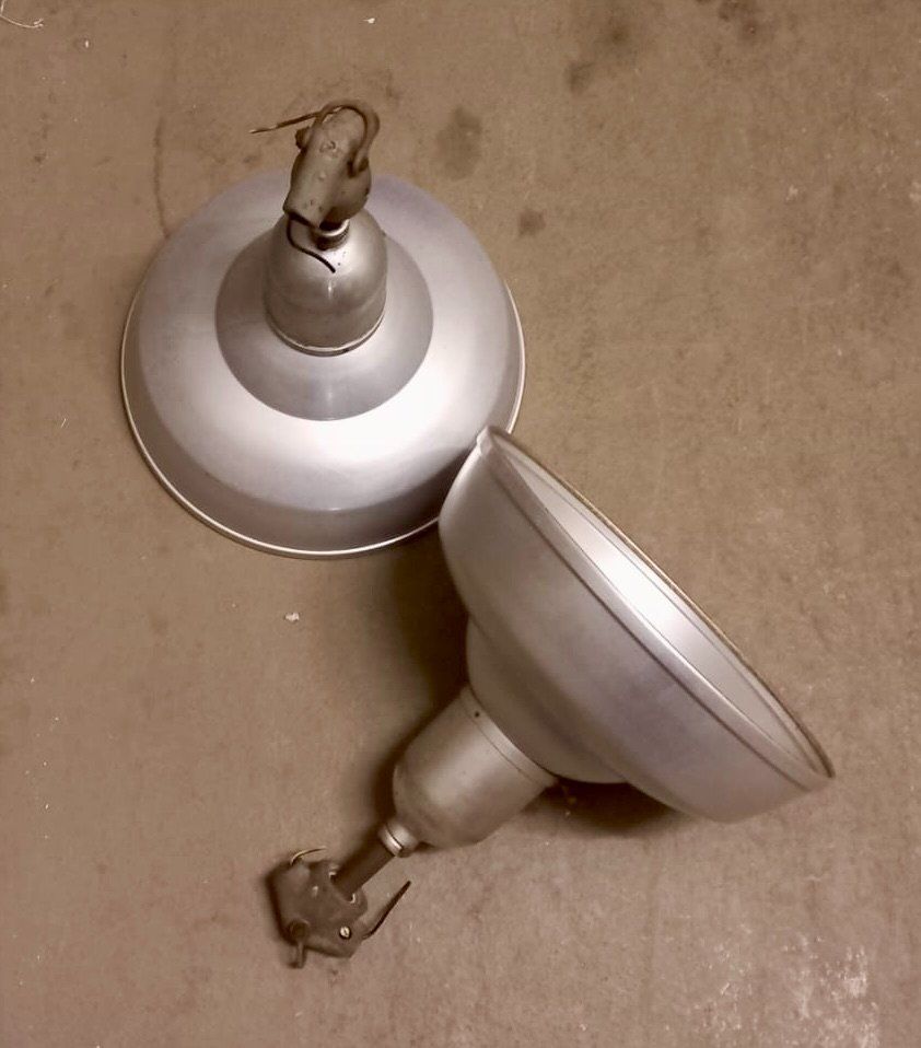 Lampadari & plafoniere: 2 Industrielampen – Usato da Burgdorf venduto da glasrabe01