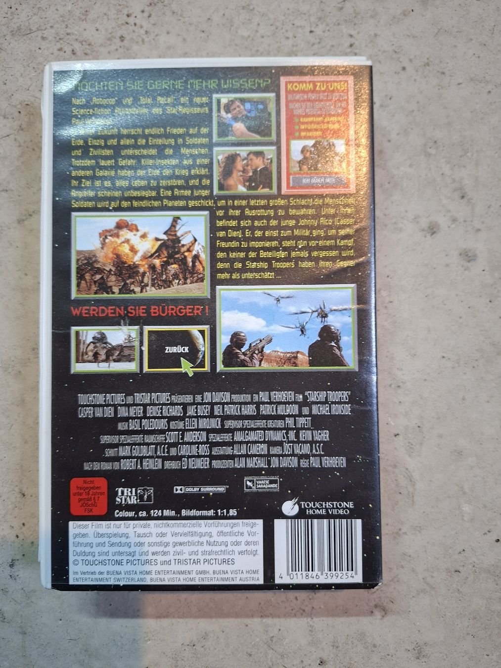 Tutti i VHS: Starship Troopers VHS – Usato da Rothenhausen venduto da sfr_kr9t 1