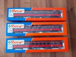 Roco 44665/44666 - 3 ÖBB Personenwagen - H0 GS OVP NEU