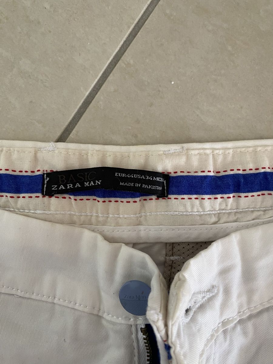 Zara Pantaloni: Weisse Hose Grösse EUR 44/ US34 – Nuovo (secondo la descrizione) da Zürich venduto da SunnySeller 2