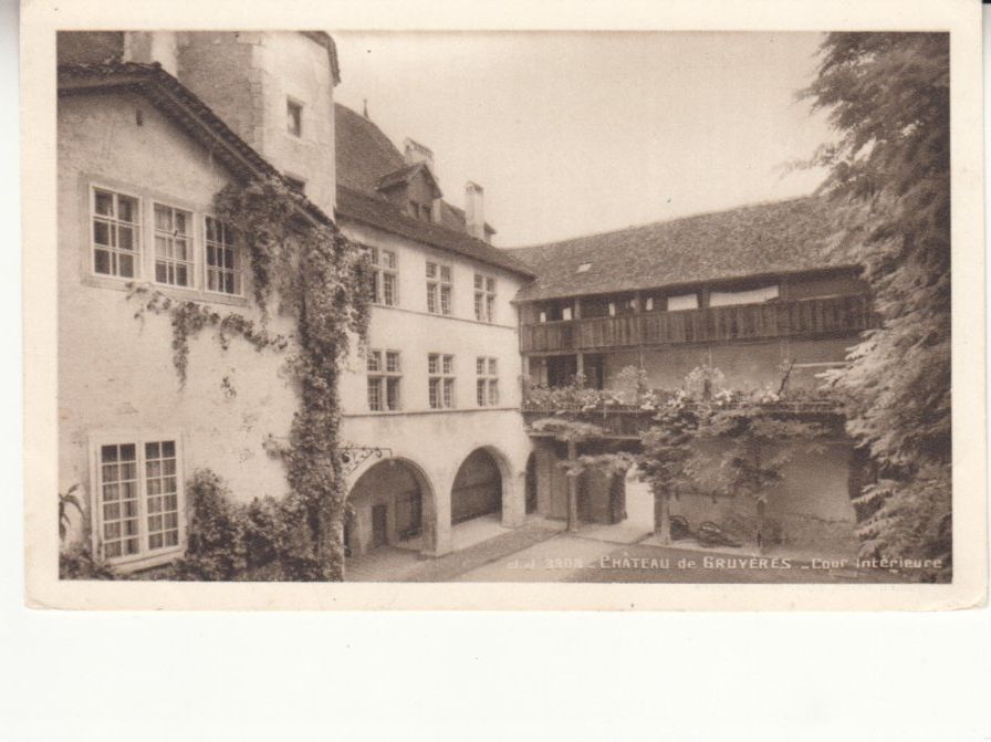Ansichtskarten: Gruyères ca. 1940 – Gebraucht aus Bürglen TG von StampGraf