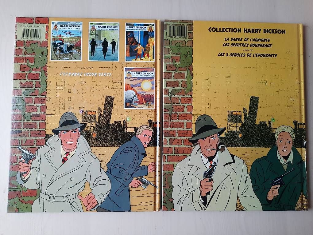 Fumetti: Harry Dickson  Pascal J. Zanon 1 à 4 Edition Dargaud – Usato da Montreux venduto da princessemalabar 2