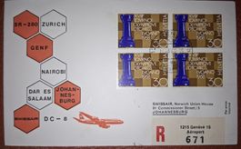 Swissair Genf - Johannesburg 11.04.1968