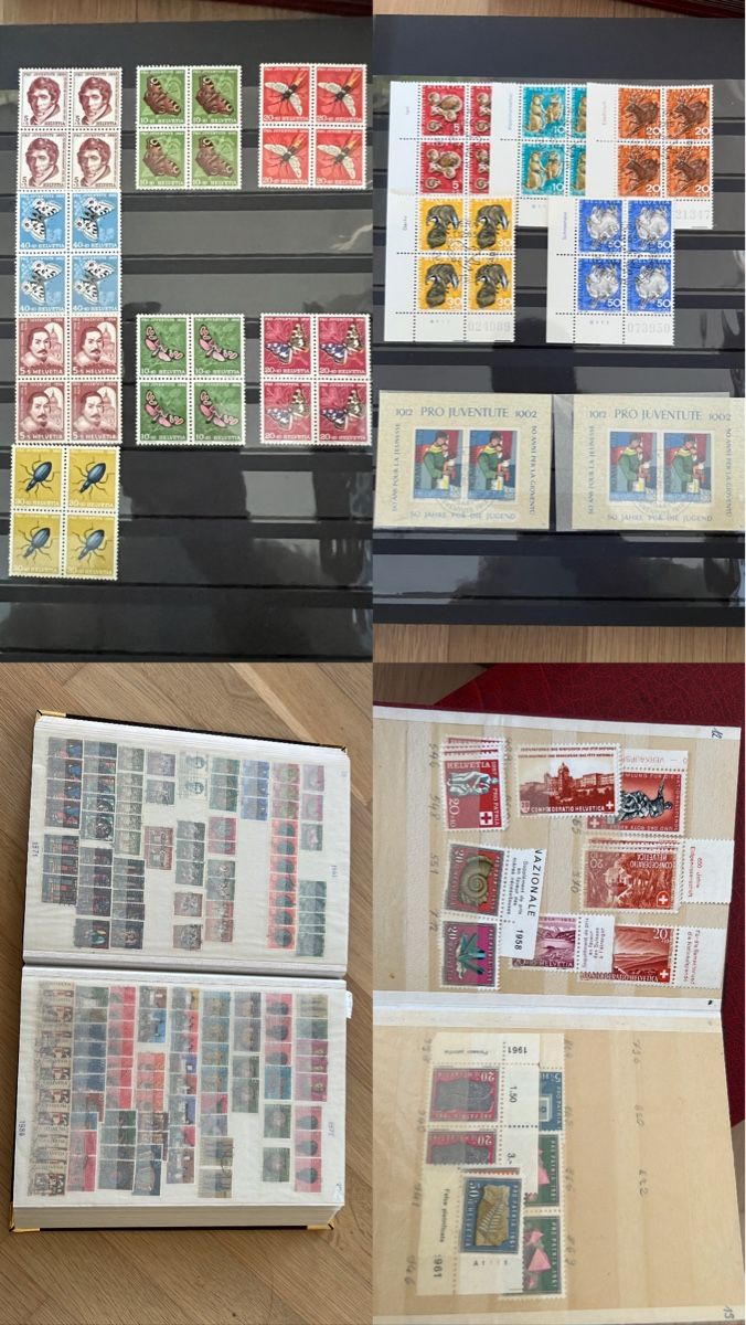 Tutti i francobolli: Grosser Stöberposten Briefmarken Schweiz – Usato da Braunau venduto da Desil2511 5