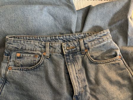 Weekday Jeans Ace High Wide Light Blue W26 L30 Neu