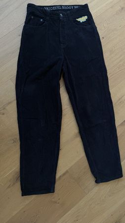 Homeboy Cord Baggy Pants Schwarz, Top Zustand, Gr. 26/32L