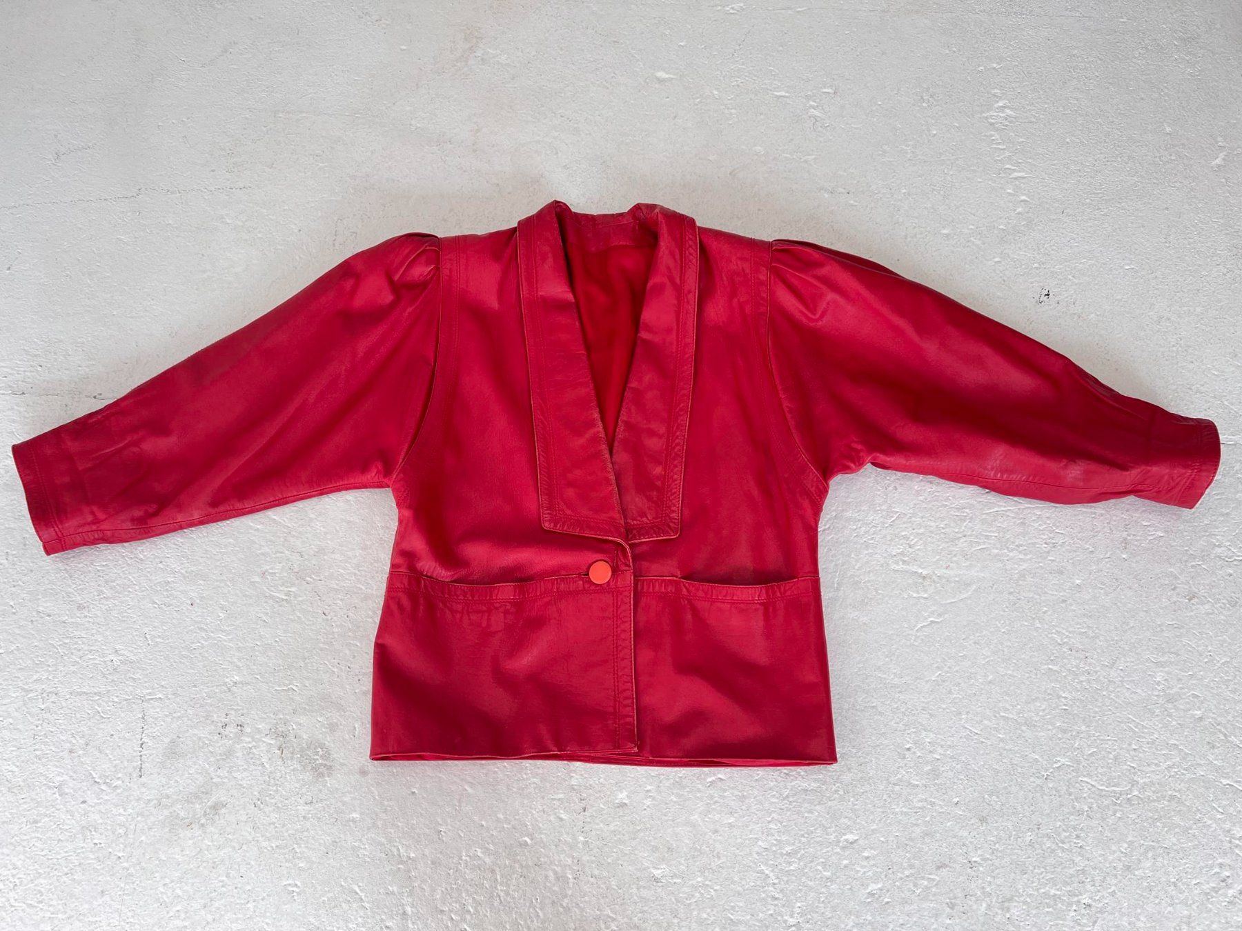 Giacche: Vintage 80er Jahre Leder-Jacke – Usato da Walzenhausen venduto da stilvollwohnen 9