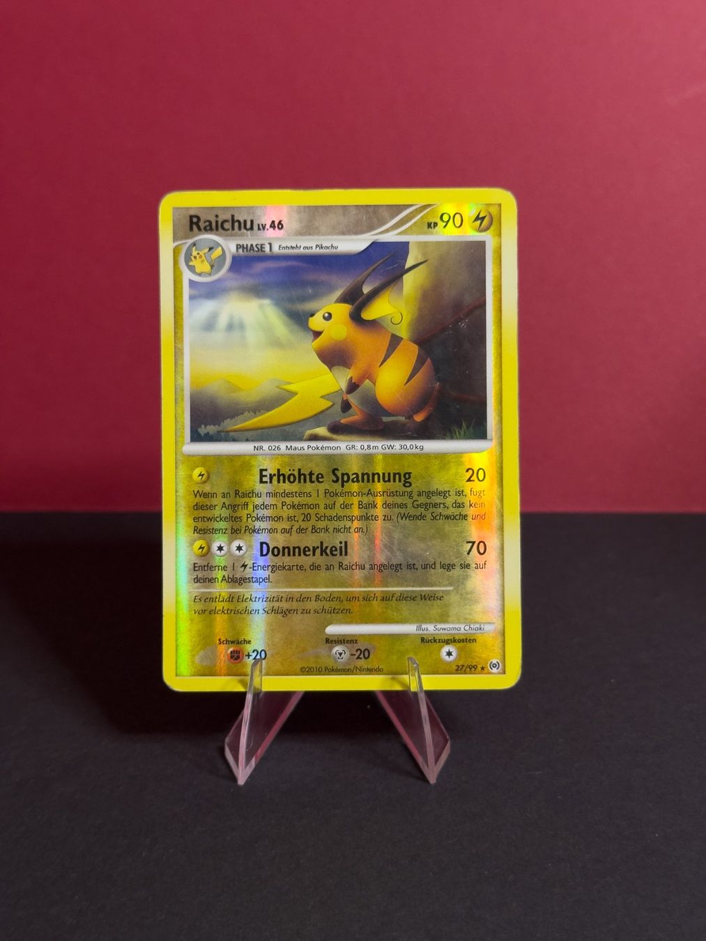 Pokémon Cartes à collectionner: Raichu #27 Reverse Holo Rare – D'occasion à Cham par JCollects