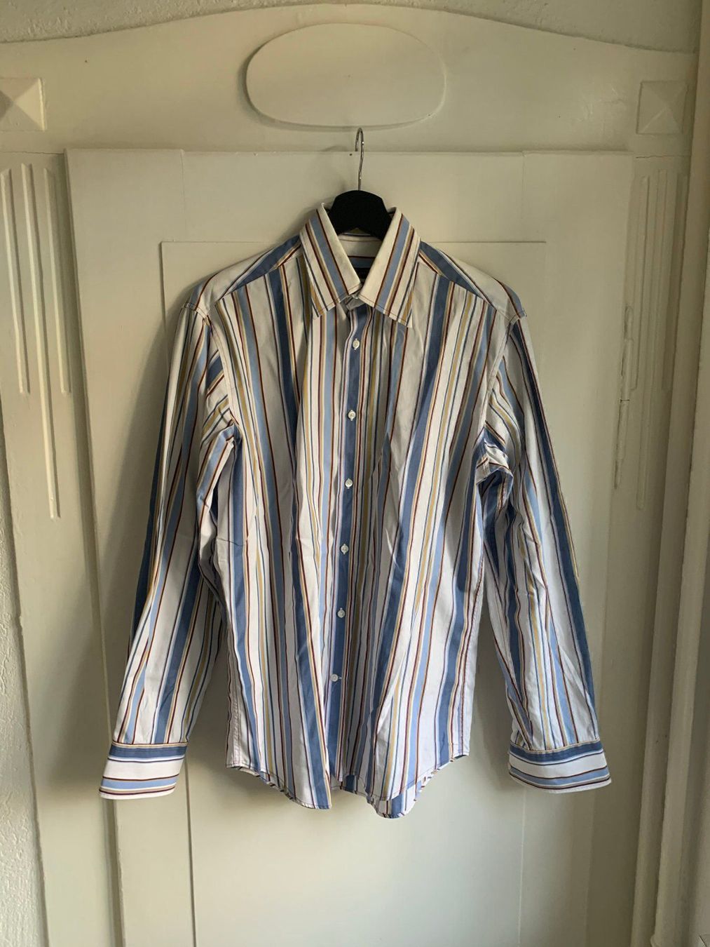 Camicie: RENÉ LEZARD - Vintage Hemd gestreift 38 – Usato da Zürich venduto da Diazaio