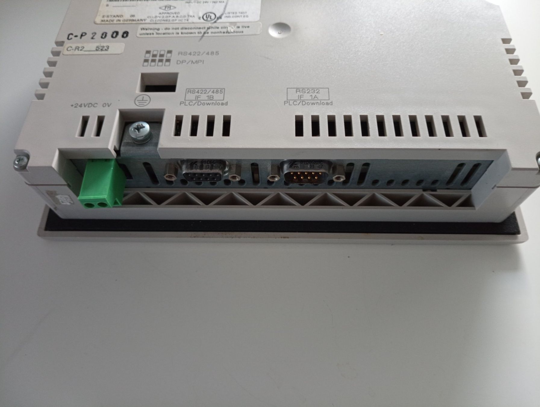 Siemens Componenti elettronici: Siemens SIMATIC TOUCHPANEL TP170A / 6AV6545-0BA15-2AX0 – Usato da Ufhusen venduto da HKSC 3
