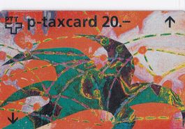 PTT Telefonkarte p-taxcard 20.- gebraucht guter Zustand