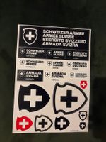 A4 Stickerbogen Schweizer Armee