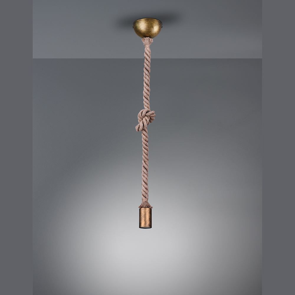 Lampadari & plafoniere: Pendelleuchte, Altmessing, 150 cm Höhe – Nuovo (secondo la descrizione) da Kreuzlingen venduto da Smart-Light 4