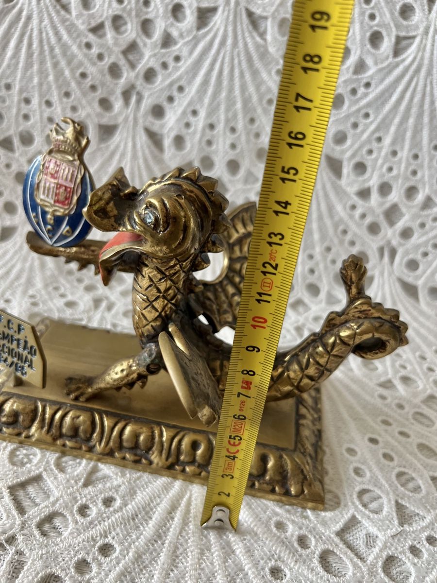 Statuette: Messing Skulptur Drachen Figur 1600 Gram – Usato da Frenkendorf venduto da Only1 6