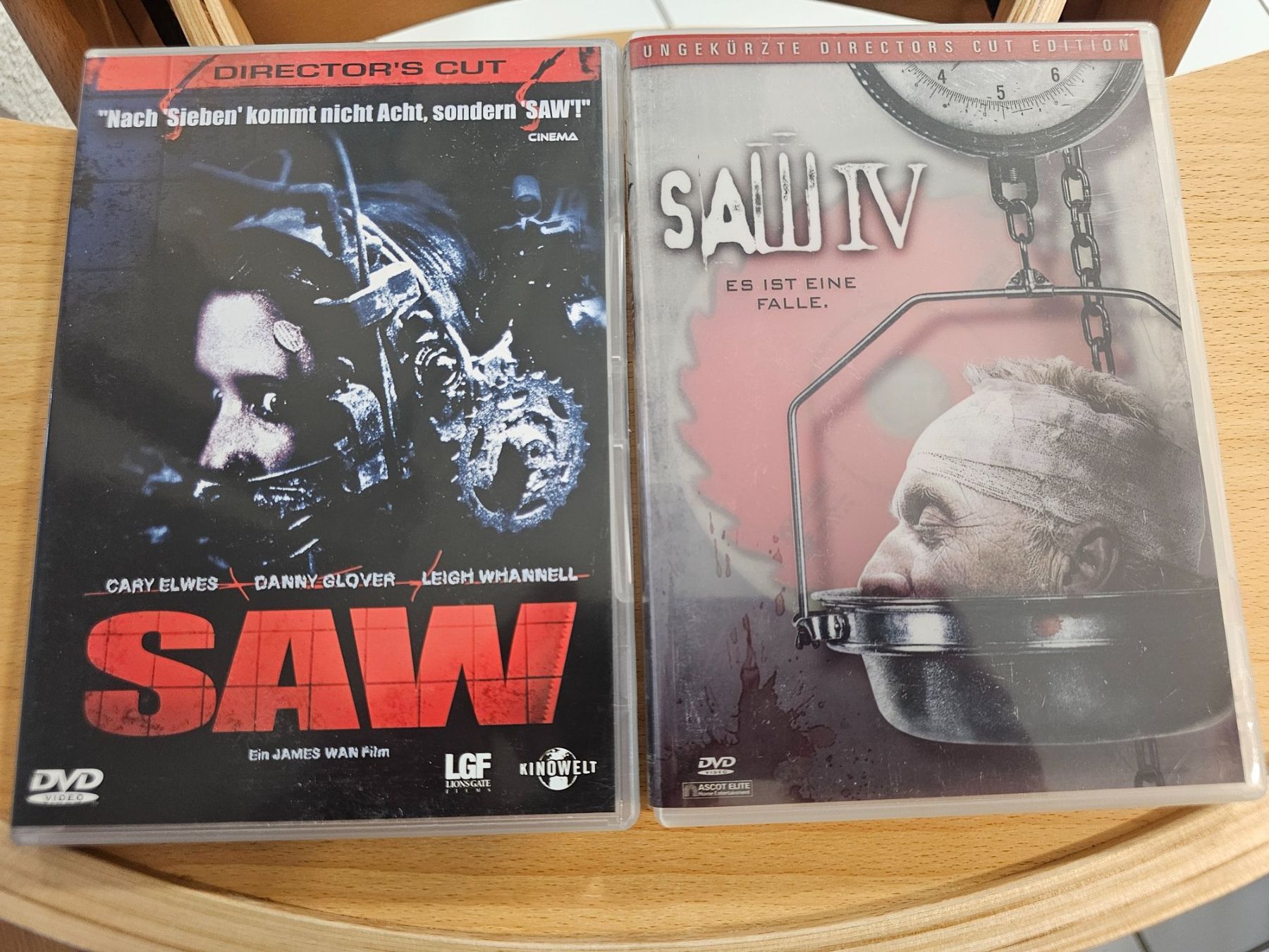 Alle DVDs: Saw 1 & 4 DVD Bundle, Top Zustand – Neu (gemäss Beschreibung) aus Biberist von ShopSoltan