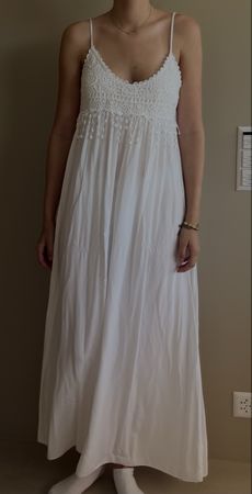 weisses Sommerkleid