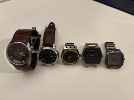 NIXON und FOSSIL Uhren