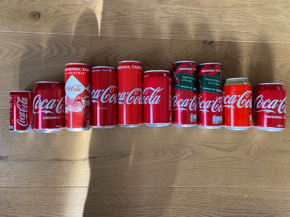 Coca Cola Dosen 10Stk. (alt)