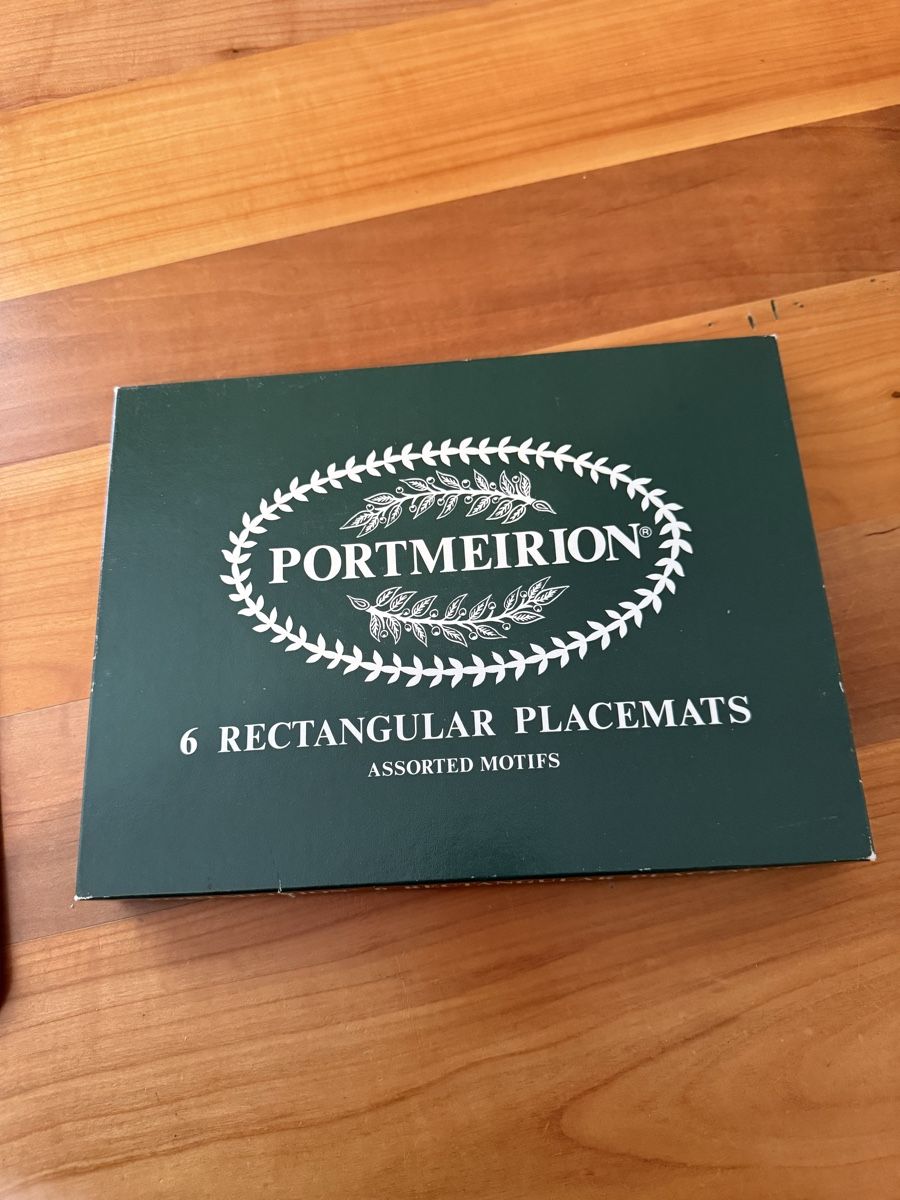Set di tavolo e panche: Portmeirion Botanic Garden 6 Platzsets Tischsets – Usato da Frick venduto da nannali98 1