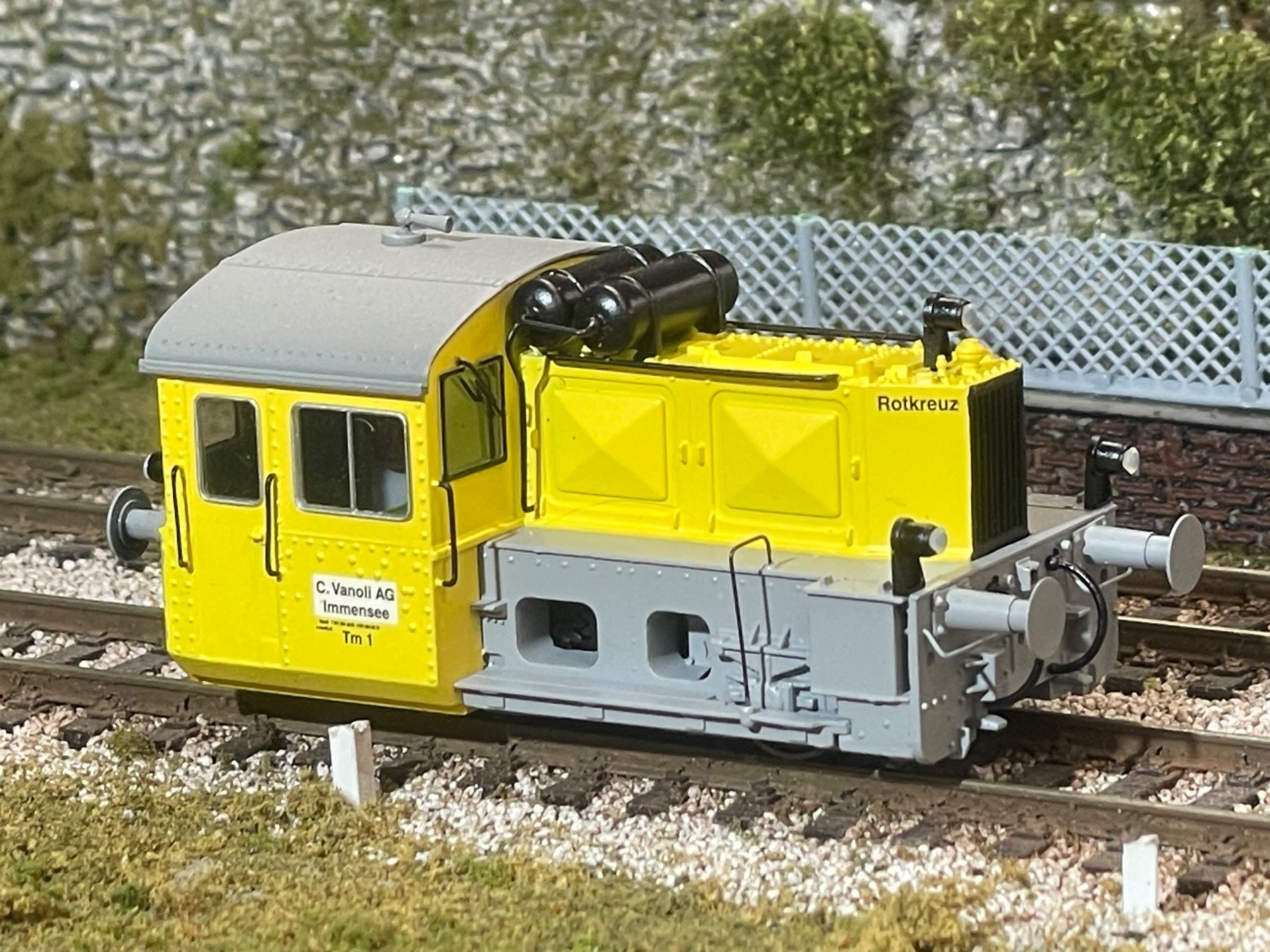 Born Modellini di ferrovie: Born / Brawa Vanoli Rotkreuz – Nuovo e nell'imballaggio originale da Krummenau venduto da ferrotech