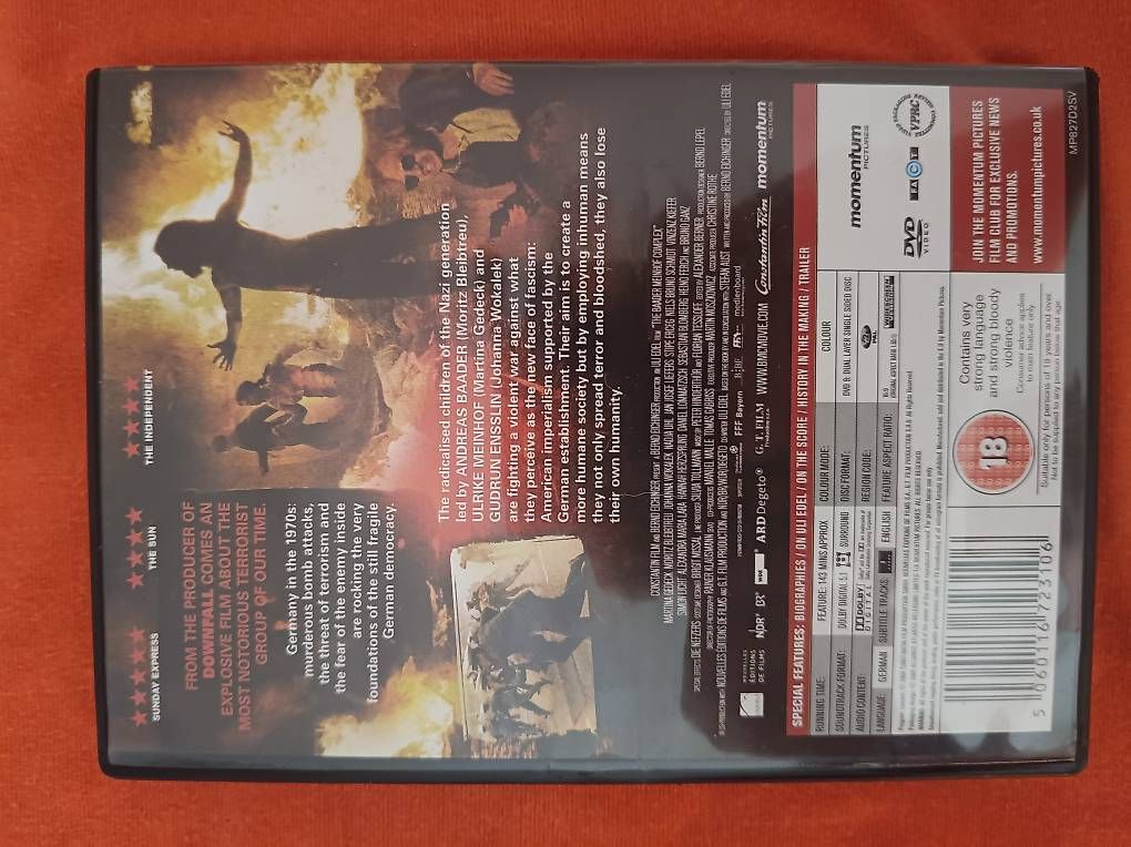 Tutti i DVDs: The baader meinhof – Usato da Pregassona venduto da giu_q78w 1