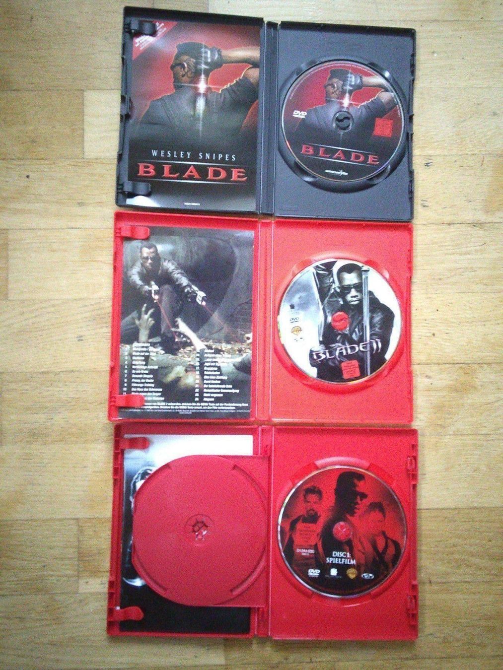 Tutti i DVDs: Blade  (1-3)     > Wesley Snipes <         DE & EN – Usato da St. Gallen venduto da elk2020 2