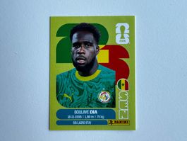 Panini Sticker Boulaye Dia WM 2026 Senegal SEN 17