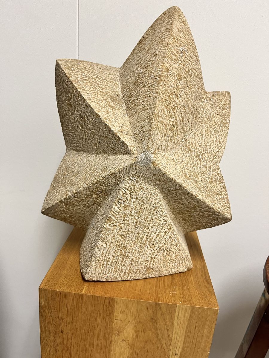 Sculture & Statue: Original Steinskulptur ModerArt Monogramm AT – Usato da Hombrechtikon venduto da vespa1954 3