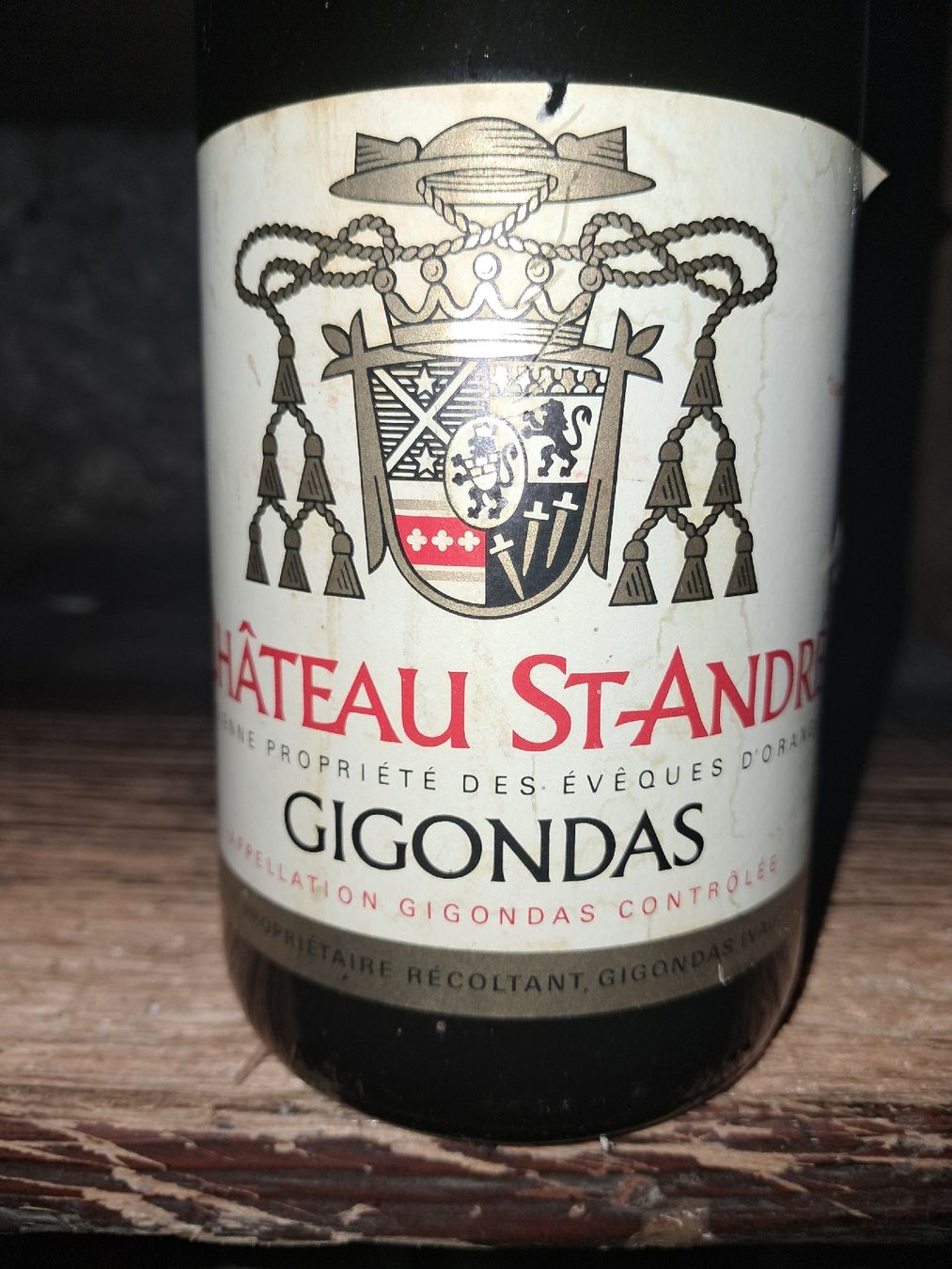 Vino: Château Saint-André Gigondas 1988 – Nuovo e nell'imballaggio originale da Le locle venduto da juliensaran 1