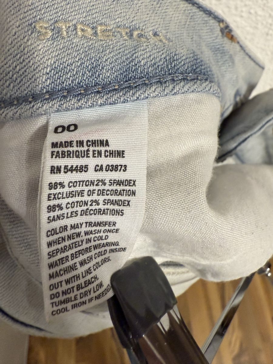 American Eagle Pantaloni: American Eagle Shorts, Grösse 00, ca 36, hellblau – Usato da Udligenswil venduto da mp9_f7jr 3