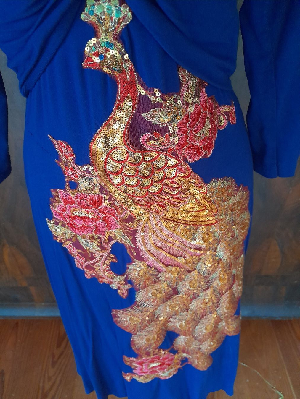 Vestiti: Viscosekleid . S . blau . – Usato da Leuggelbach venduto da schmetterlings-fee 1