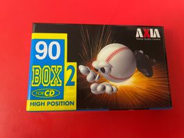 AXIA BOX2-90 Type II Chrom TOP-Audio-Tape im Originalzustand