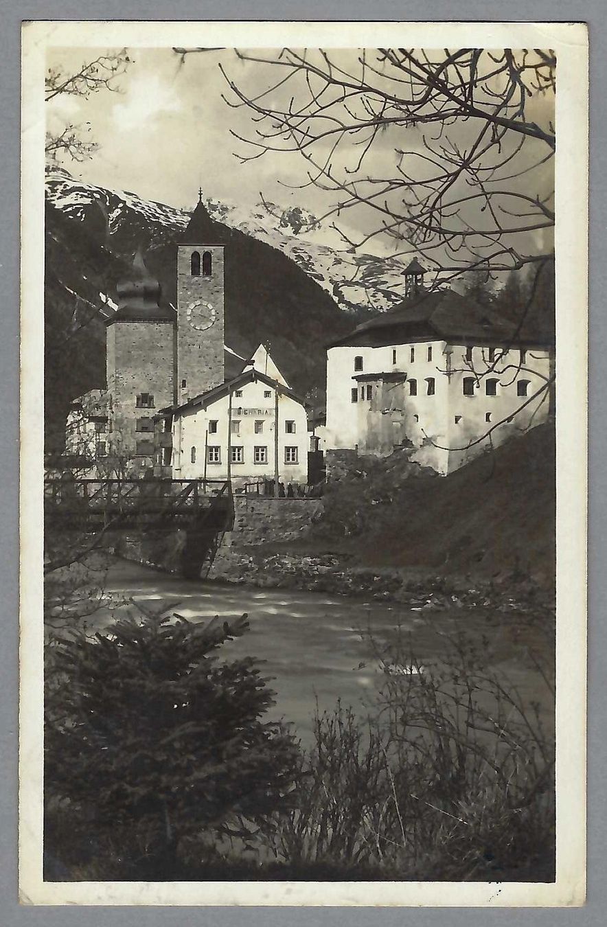 Cartoline postali: 1927, SÜS, DORFPARTIE – Usato da Pura venduto da ulisse1957