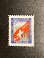 Schweiz 1939 Soldatenmarke Bat.92 mit Falz