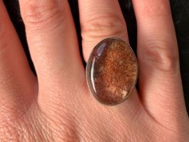 Ring Silber mit Phantomquarz
