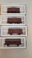 Spur H0 Roco 4er Set gedeckte Güterwagen DB