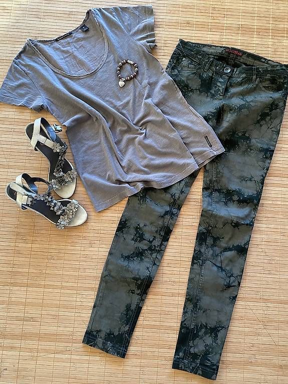 Tom Tailor Pantaloni: Hose Batik neuwertig Tom Tailor – Usato da Malters venduto da Gisi80 3