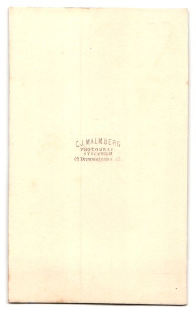 Fotografie & Manifesti: Fotografie C. J. Malmberg, Stockholm, Dr – Usato da Berlin venduto da bartko-reher 1