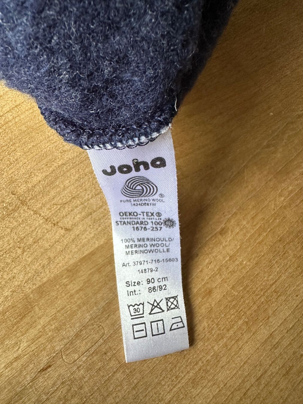 Joha Strampler: Joha Merino Overall 86/92 – Gebraucht aus Birsfelden von pat_q766 4
