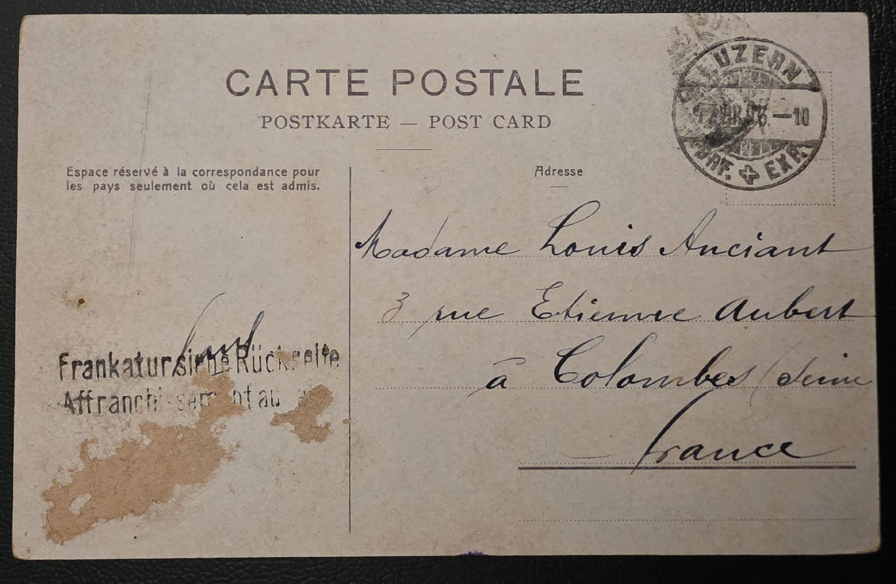 Cartes postales: Ansichtskarte Lausanne  – D'occasion à Bern par Kocholo 1