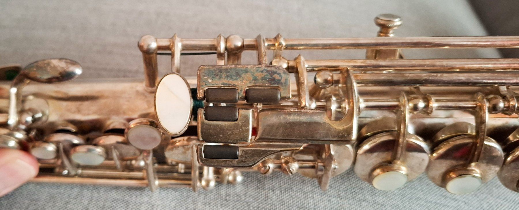 Selmer Strumenti musicali: Selmer Super Balanced Action Sopran Saxophon – Usato da La Sarraz venduto da classicworldcoins 7