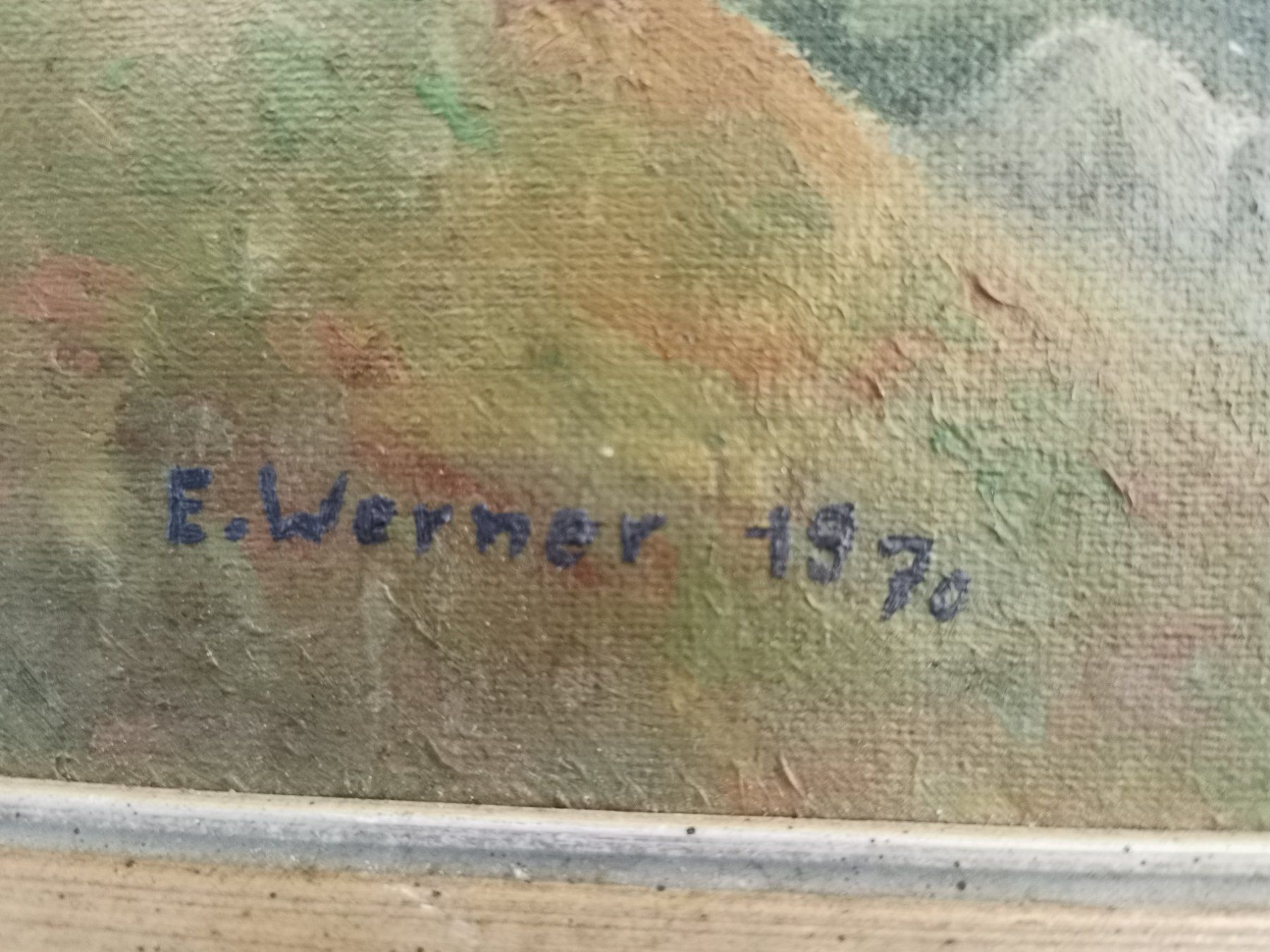 Gemälde: WERNER HUILE SUR PANNEAU SIGNÉE ET DATÉE 1970 – Gebraucht aus Genève von Qanil77 3