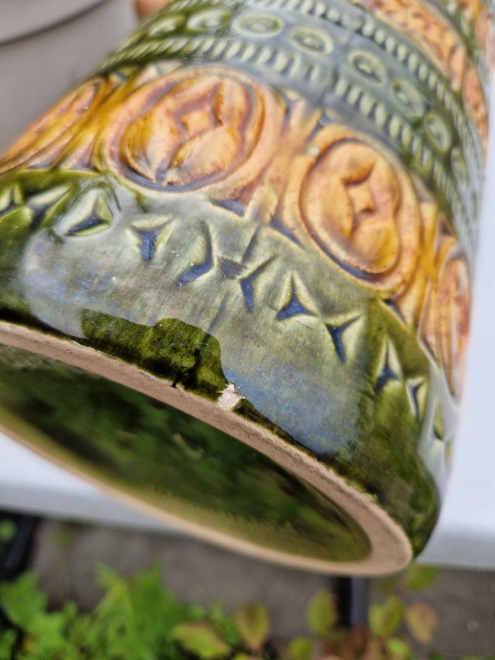 Vasi & Recipienti: schöne braun/grüne Bodenvase – Usato da Münchenbuchsee venduto da Aare22 4
