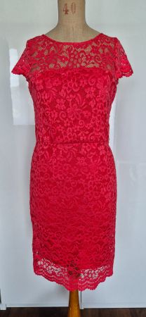 MORGAN Kleid Etuikleid mit Spitze, Gr. 38