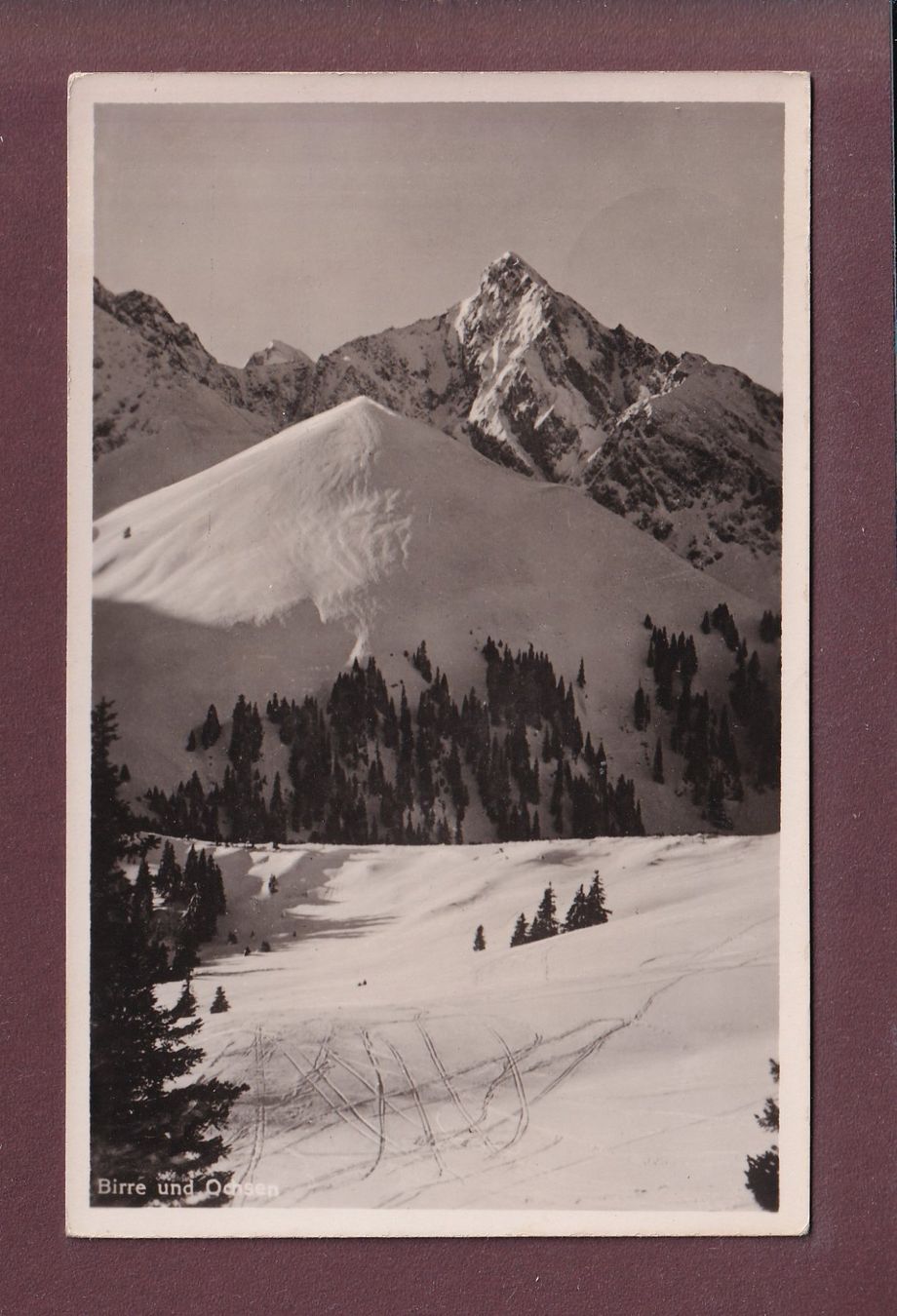 Ansichtskarten: BIRRE und OCHSEN - 1951 – Gebraucht aus Pully von nicecards